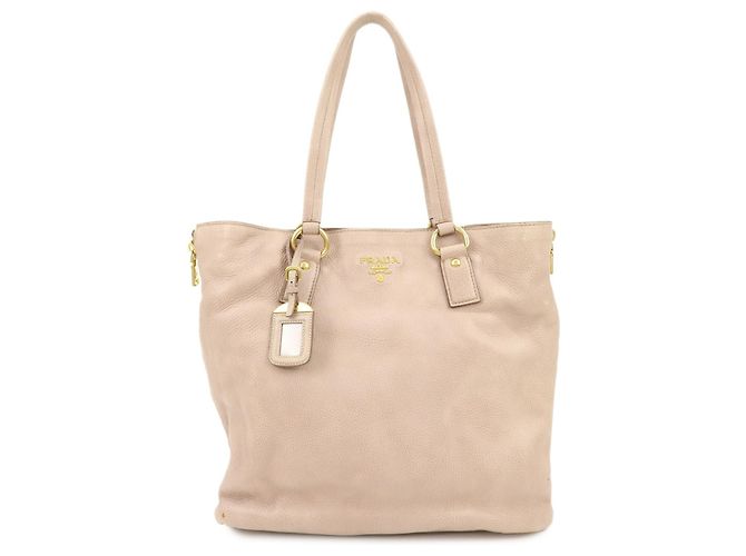 Prada Vitello Daino Leather Large Pink
