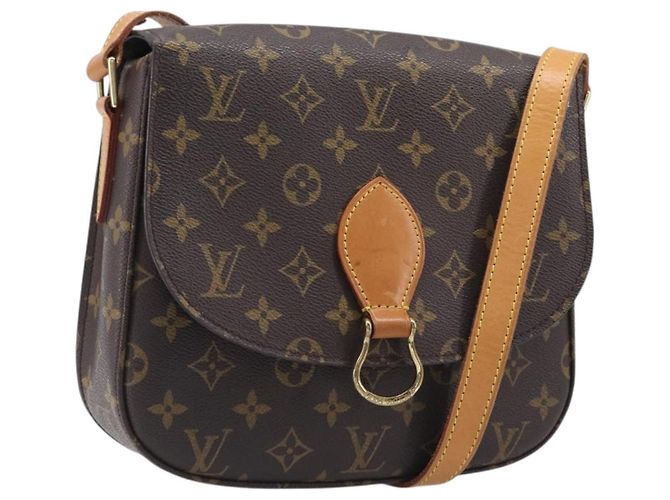 LOUIS VUITTON Monogram Saint Cloud GM Shoulder Bag M51242 LV Auth 205915A Monograma