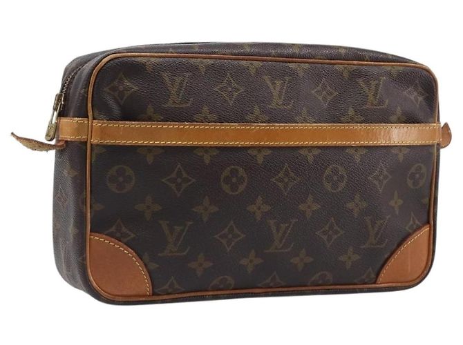 Borsa a Pochette LOUIS VUITTON Monogram Compiegne 28 M51845 LV Auth ep16150 Monogramma