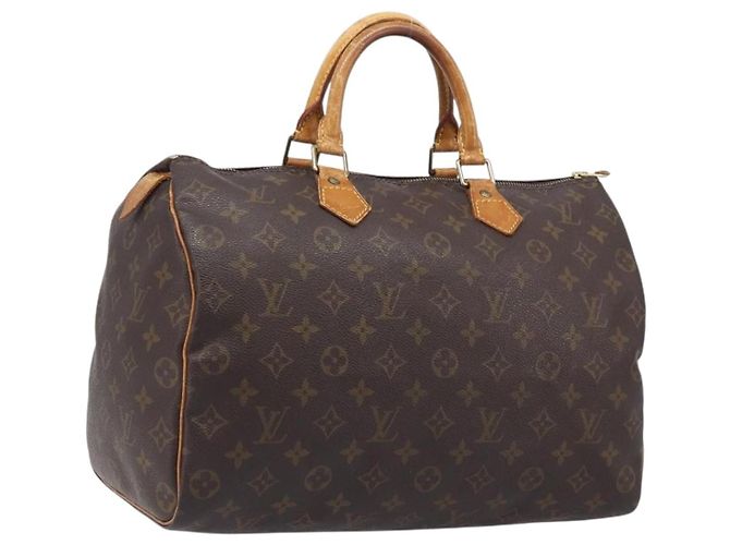 LOUIS VUITTON Monogram Speedy 30 Hand Bag M41526 LV Auth 204292 Monograma