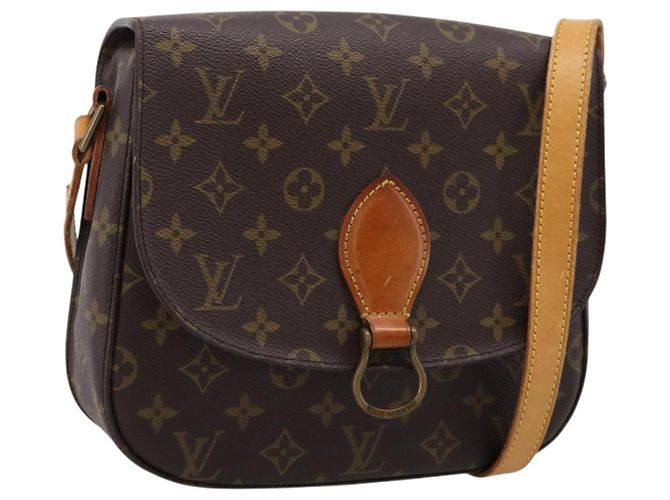 LOUIS VUITTON Monogram Saint Cloud GM Shoulder Bag M51242 LV Auth ep15883 Monograma