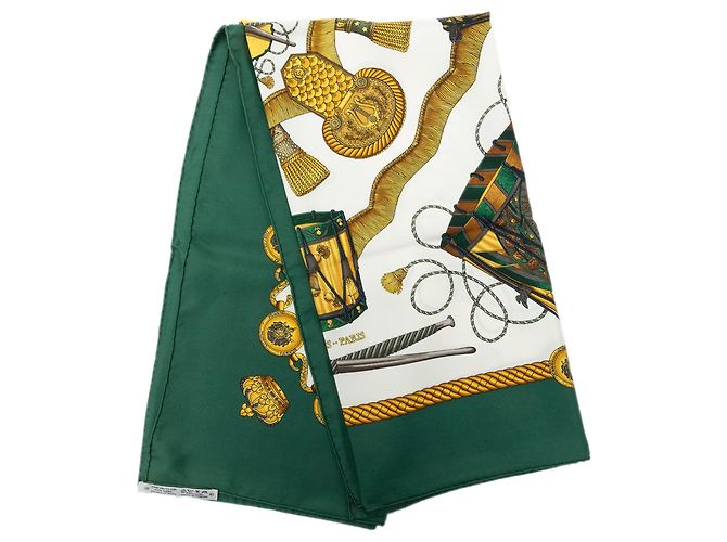 Foulard di seta Multi Hermès Les Tambours 90 Multicolore