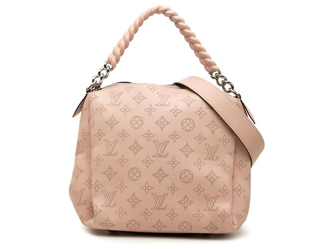 Borsa Louis Vuitton Monogram Mahina Babylone Chain BB Rosa