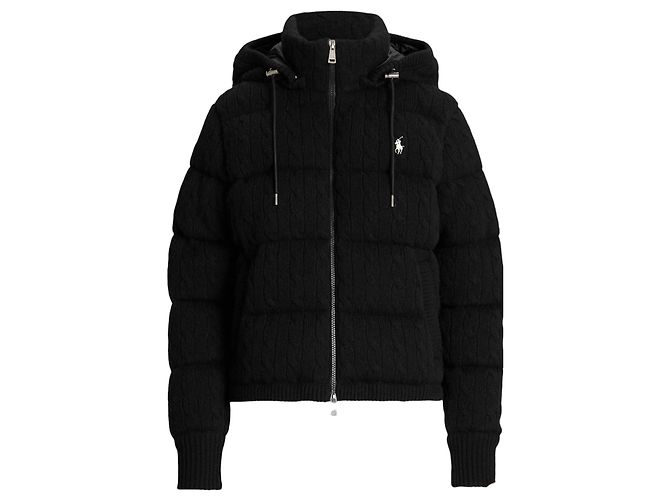 Giacca down jacket polo Ralph Lauren Nero