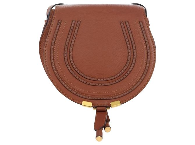 Chloé Chloe Marcie Leather Small Marron