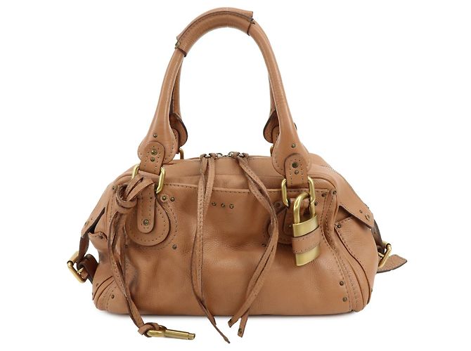 Chloé Chloe Paddington Leather Medium Braun