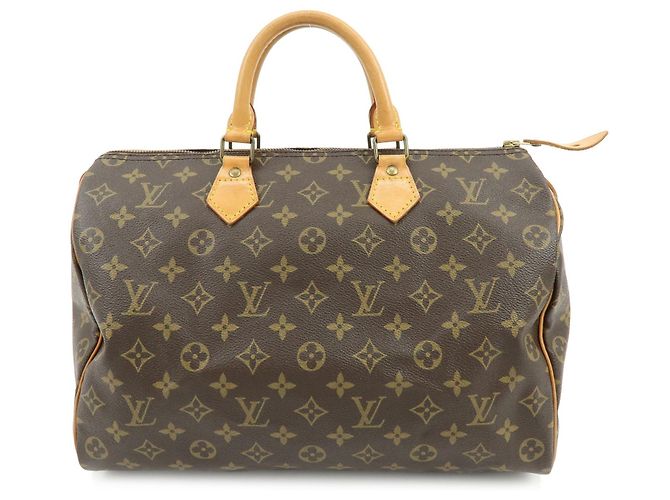 Louis Vuitton Speedy Monogram Canvas 35 Marrom
