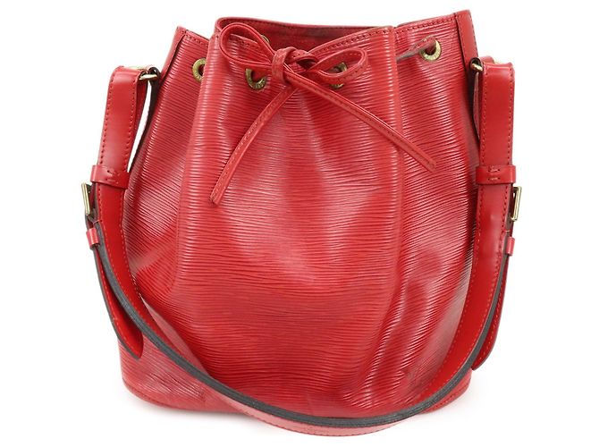 Louis Vuitton Petit Noe Epi Leather Small Rosso