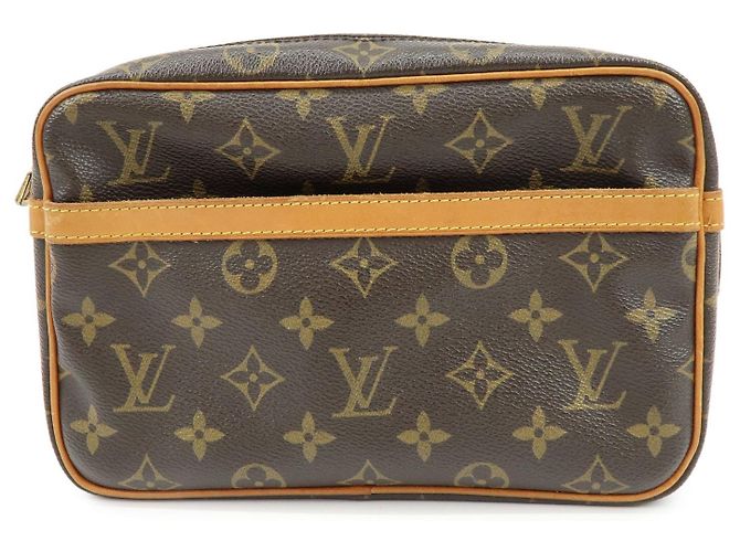 Louis Vuitton Compiegne Cosmetic Monogram Canvas 28 Brown