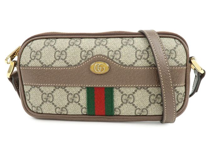 Gucci Ophidia GG Coated Canvas Mini Marron