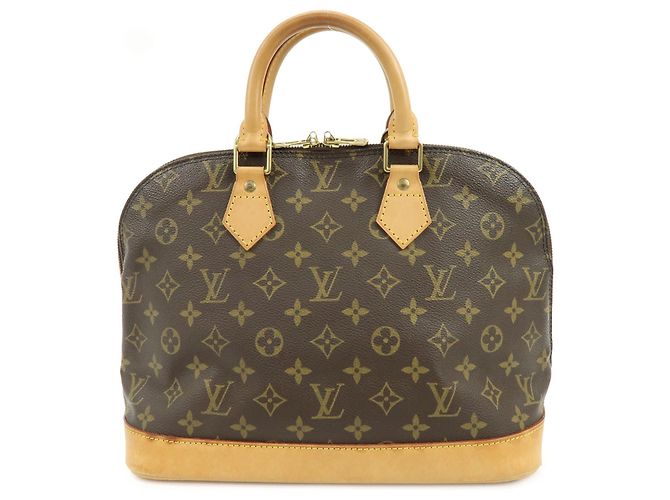 Louis Vuitton Alma Monogram Canvas MM Marrom