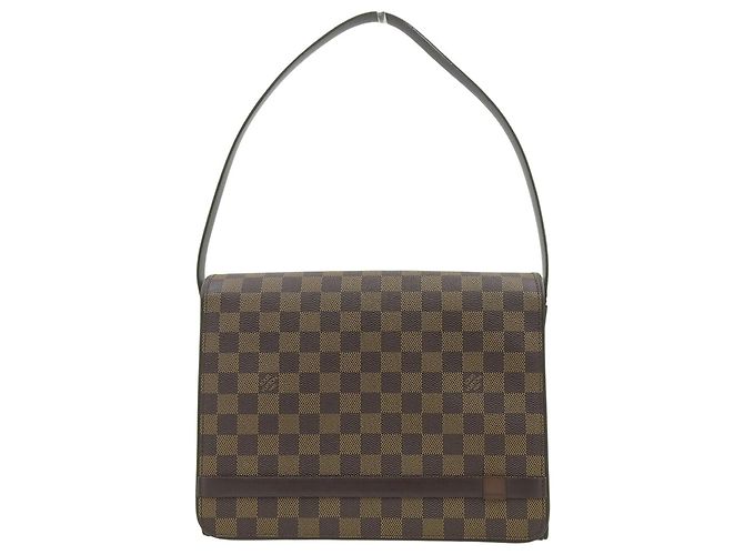Borsa a tracolla Louis Vuitton Damier Tribeca Carre N51161 Damier ebene