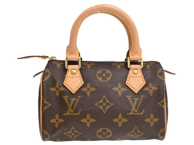 Louis Vuitton Speedy Mini HL Monogram Canvas Marron