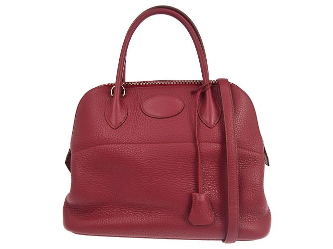 Hermès Hermes Bolide Clemence 31 Rosso