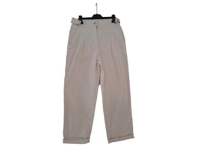 Pantalon Barbour en coton beige
