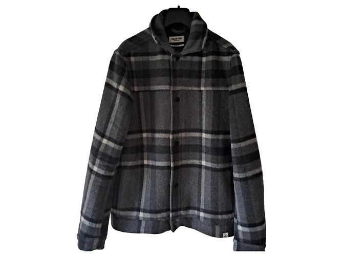 Autre Marque Lane short coat Black White Grey