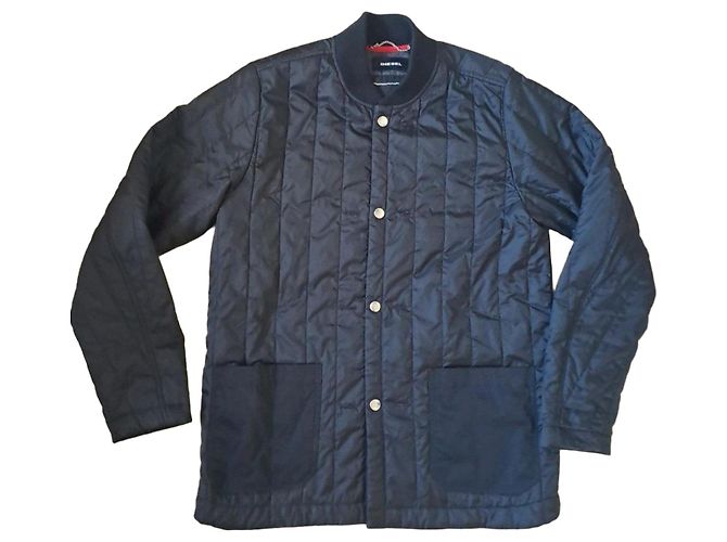 Diesel Steppbomberjacke Schwarz