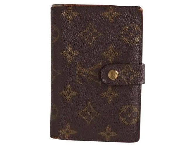 Louis Vuitton Leather Wallet Brown