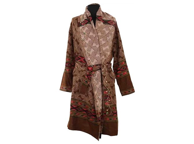 Autre Marque Monoki Jacke aus Wolle mehrfarbig Mehrfarben