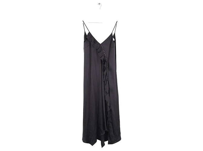 Vestido de seda negro Magda Butrym