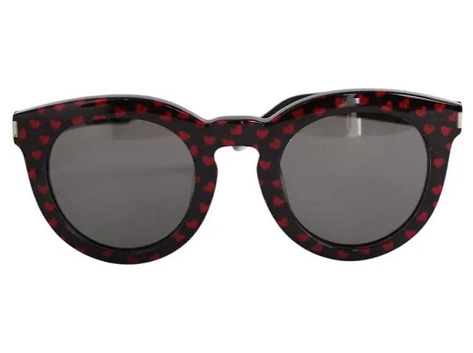 Autre Marque Saint Laurent Sonnenbrille schwarz Kunststoff