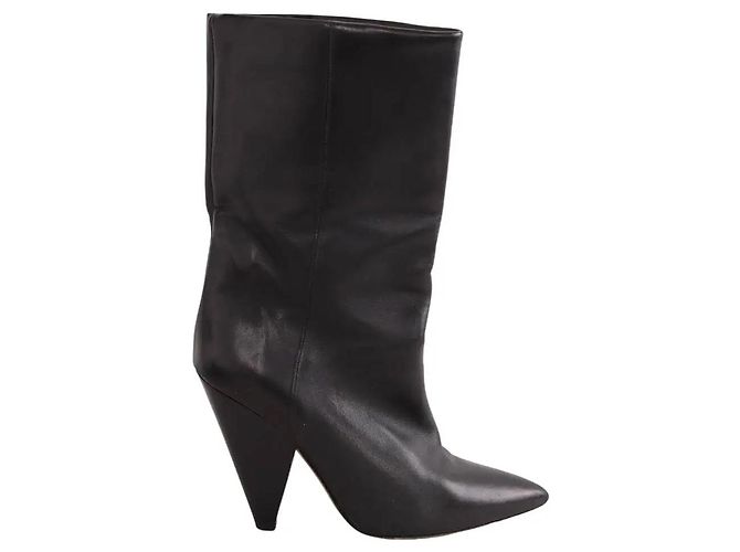 Botas Isabel Marant de cuero negro
