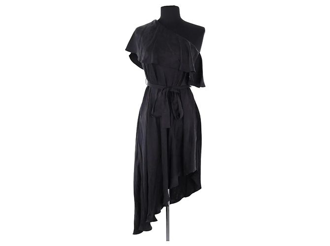 Zimmermann Kleid aus schwarzer Seide