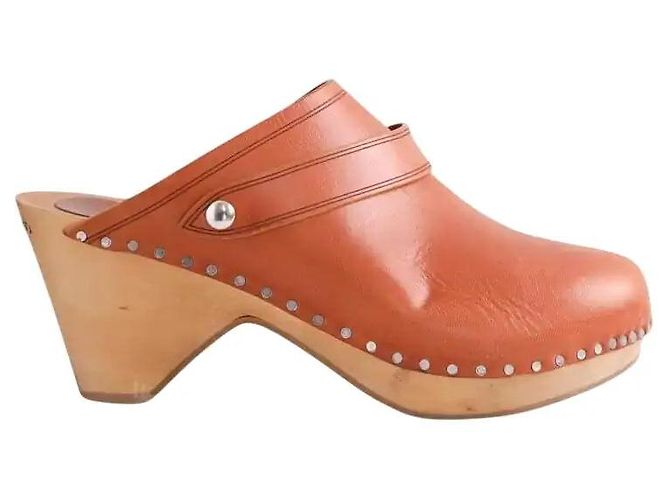 Isabel Marant Clogs aus braunem Leder