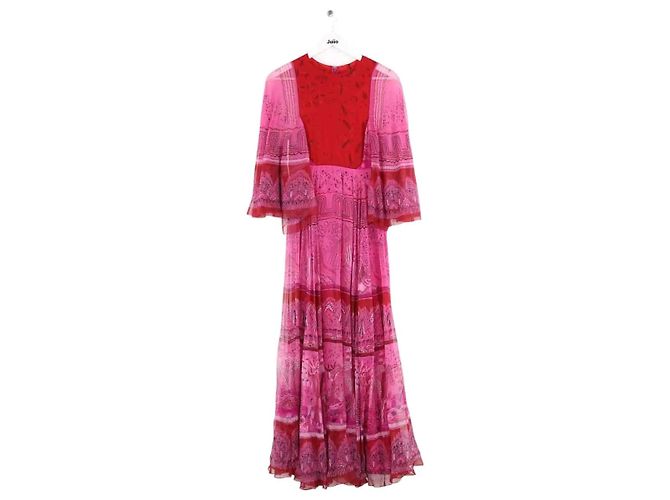 Valentino Kleid aus rosa Seide Pink