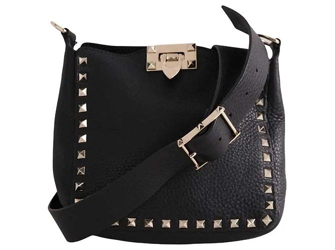 Valentino Borsa a tracolla Stud nera Nero