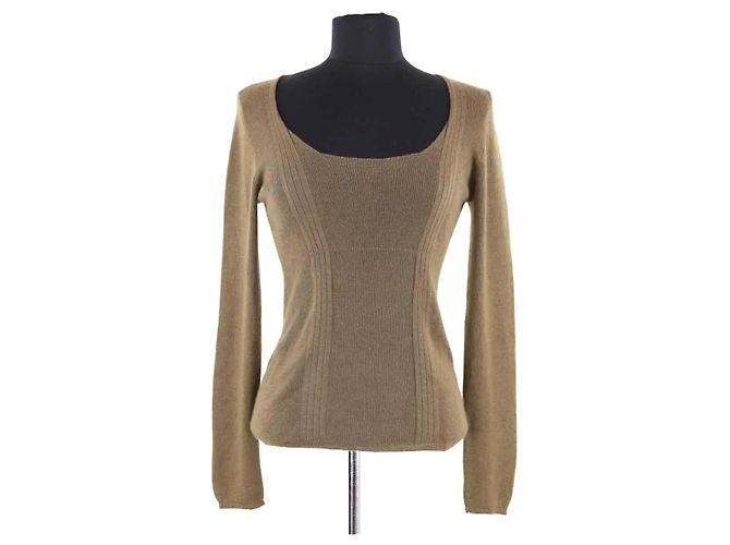 Prada Kaschmir Top Khaki