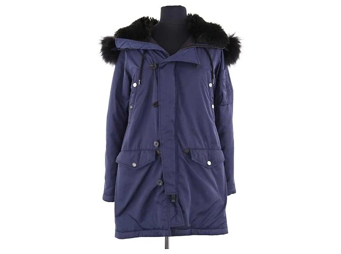 Parka blu The Kooples
