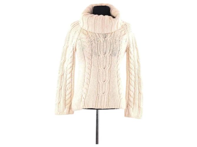 Dolce & Gabbana weißer Wollpullover