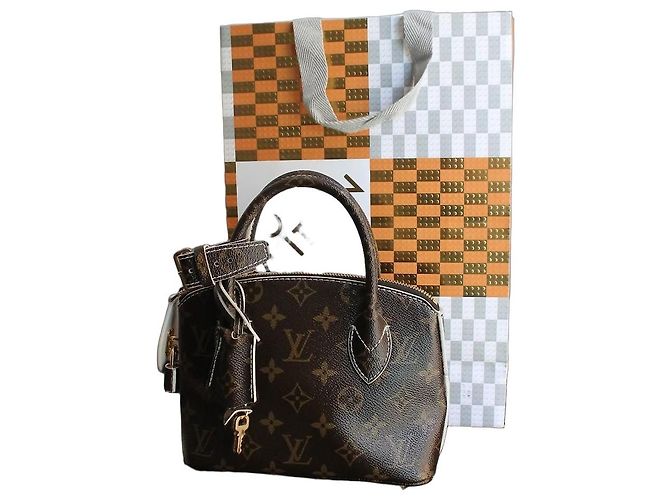 Louis Vuitton Sac à Main Lock It BB Monogram Marron