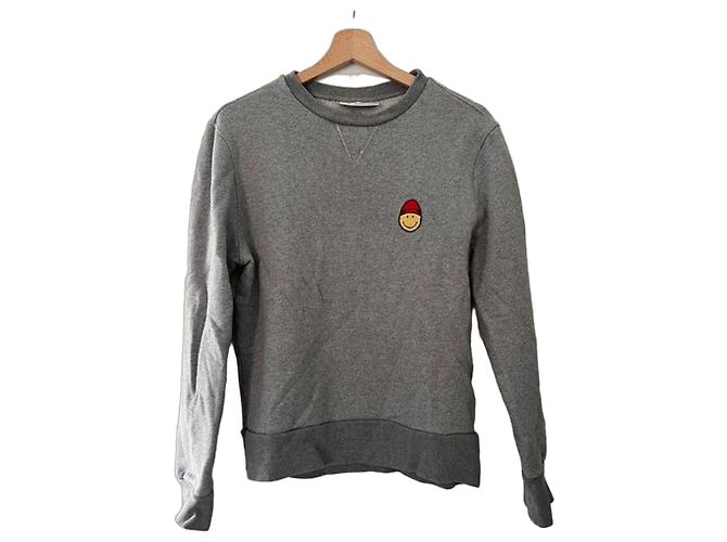 AMI Paris x Smiley World men's sweatshirt grey – Size S