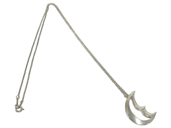 Autre Marque Collana Tiffany Vintage Crescent Moon
