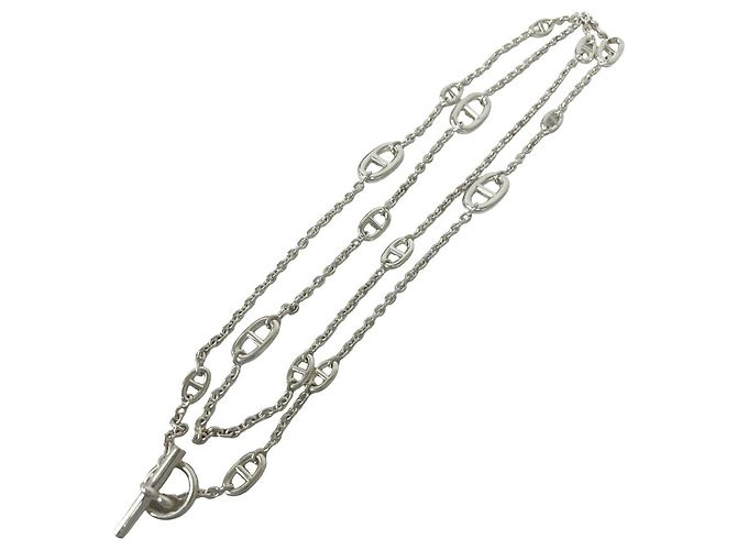 Hermès Hermes Vintage Farandole Halskette Silber