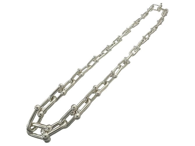 Autre Marque Tiffany HardWear Halskette mit abgestuften Gliedern Silber