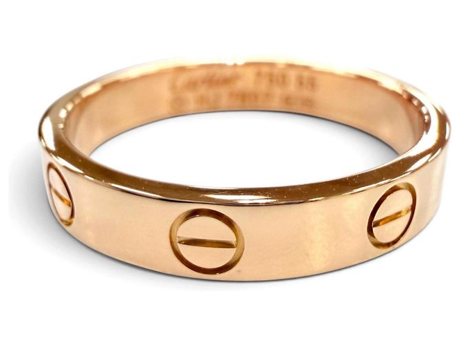 Anello Cartier LOVE in oro rosa D'oro