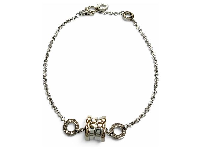 Bulgari Pulseira de berloques Bvlgari B.zero1 em ouro branco 18K Dourado