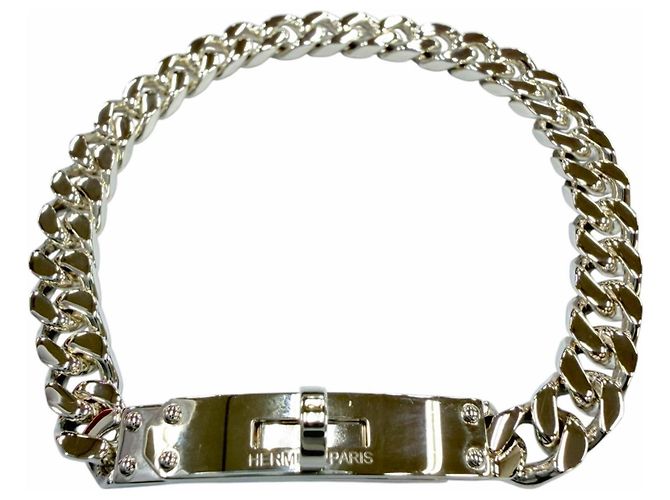 Hermès Bracciale Gourmet Hermes Kelly Charm Argento
