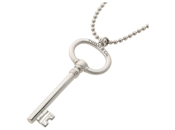 Autre Marque Collar Llave Ovalada Tiffany & Co. en Plata Esterlina