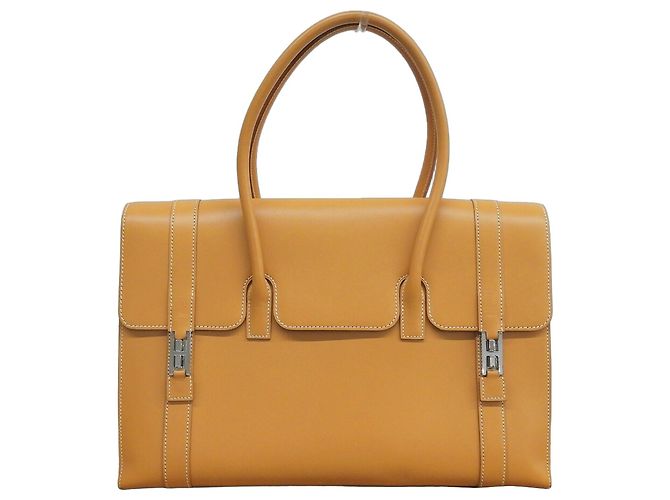 Hermès Borsa a mano Hermes HERMES Drag 37 Marrone