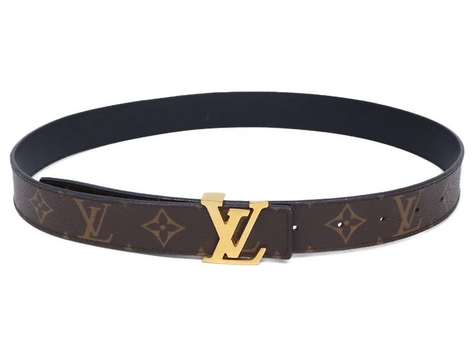 Cintura reversibile Monogram Louis Vuitton Marrone
