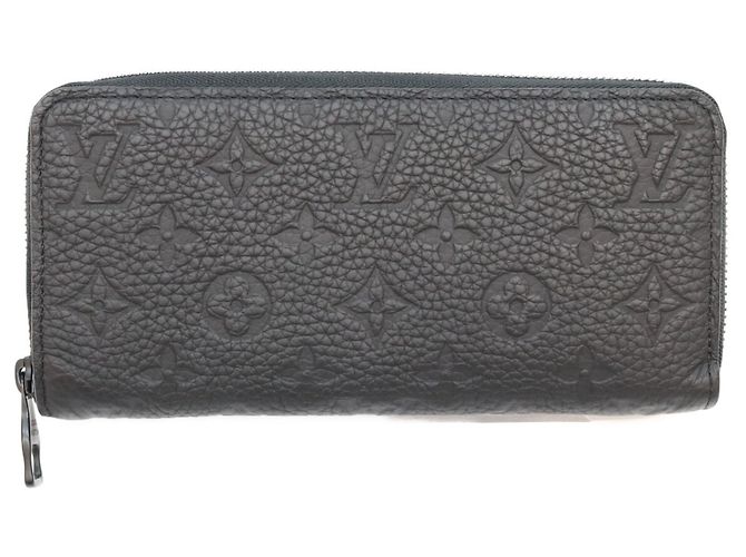 Louis Vuitton Taurillon Leather Long Wallet Black