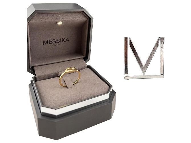 Bague Messika My Move en or jaune et diamant Doré