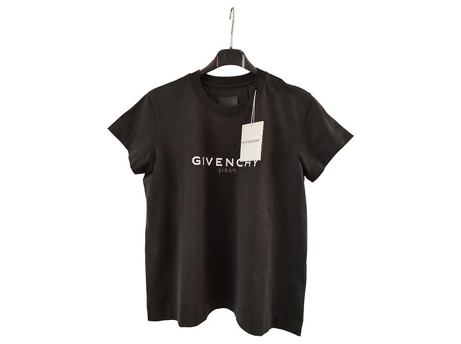 T-shirt in cotone Givenchy con logo - Nero