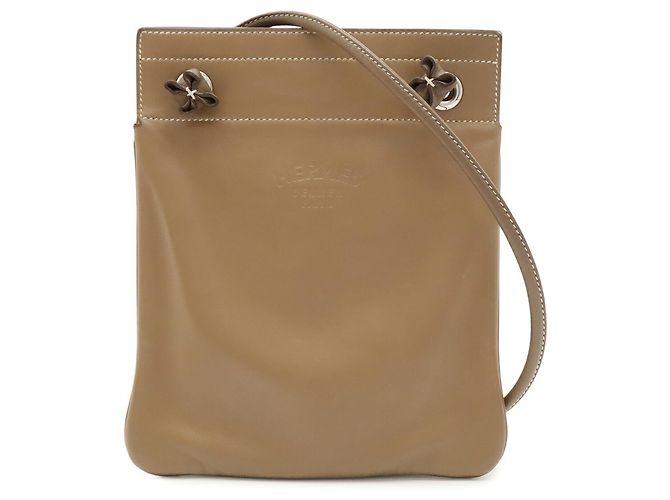 Hermès HERMES Sac Aline Mini Shoulder Bag Taupe
