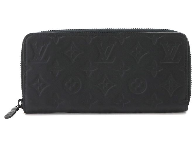 Portafoglio lungo Louis Vuitton Monogram Shadow Nero