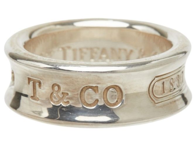 Autre Marque Tiffany & Co. 1837 Narrow Ring aus Silber